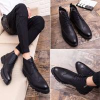 Nueva Idea de producto 2025, botas de trabajo de cuero genuino Chelsea con tobillo bonito de calidad Original, zapatos para hombre - details 10