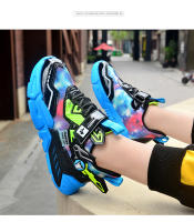 Zapatillas de correr de marca para niños y niñas, zapatos de baloncesto transpirables, zapatillas deportivas de suela gruesa antideslizantes - details 16
