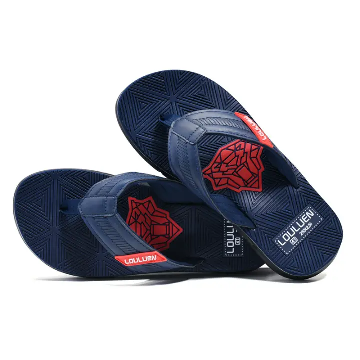 Nuevas chanclas de hombre de alta gama, casuales, con puntera cerrada, zapatillas de hombre, antideslizantes, sandalias de playa. - 1