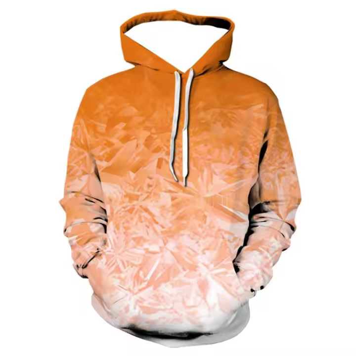 Sudadera con capucha de manga larga estampada para hombre, ropa deportiva de moda - 1
