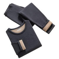 Thermal Underwear for Men Long Sleeve Soft & Warm Home Pajamas Set for Holiday Birthday Gift - details 4