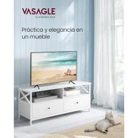 Mueble de TV Industrial 65 Pulgadas, 3 Cajones, Acero, Marrón Rústico y Negro - details 20