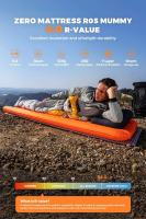 FLEXTAILGEAR ZERO MATTRESS MUMMY - Colchoneta aislante para dormir con valor R de 6,0/5,6, colchoneta de camping ultraligera - details 0