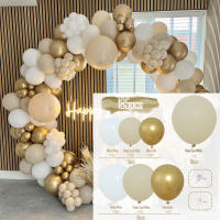 Kit de arco de guirnalda de globos blancos y arena, decoración de fiesta de cumpleaños y boda, confeti para niños, globo de látex, decoración para Baby Shower - details 3