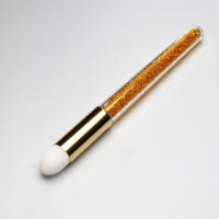 Cepillo de lavado de nariz estilo diamante mousse cepillo fibra acrílica pelo cabeza negra cepillo de poros belleza maquillaje herramientas - details 10