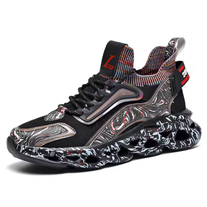 Zapatillas de deporte para hombre, zapatos para correr, transpirables, para caminar al aire libre, zapatos deportivos ligeros para hombres, calzado cómodo de entrenamiento atlético - 1