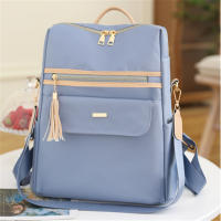 Mochila para mujer Bolso de hombro simple de color sólido - details 5