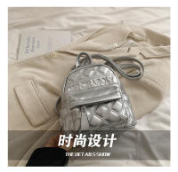 Bolso pequeño bordado acolchado, nuevo estilo, mochila de verano para mujer, Mini bolso escolar, mochila de viaje informal - details 4