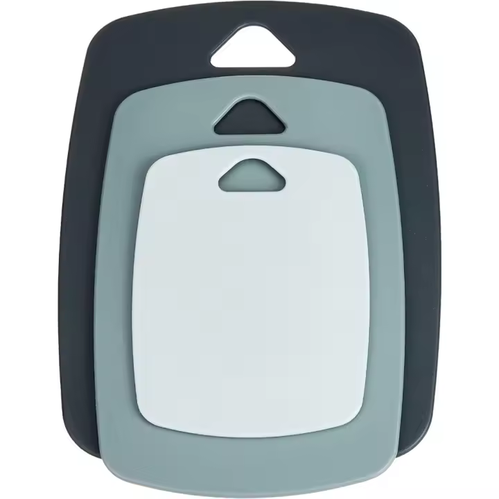 Set de 3 Tablas de Corte de Doble Cara Polipropileno, Sin BPA, Ligeras, Resistentes, Adecuadas para Lavavajillas, Antibacterianas, Higiénicas - 1