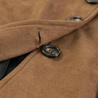 Chaqueta de cuero de manga larga con cuello atado, temperamento de moda, estilo de viaje, otoño e invierno, 2024 - details 26