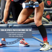 1Pair Sport Calf Compression Sleeves Calf Cramp Shin Splint Support Leg Compression Sock Men Women Leg Pain Relief, Running,Work - details 4