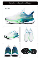 Zapatillas de deporte que absorben los golpes Zapatos de malla de fondo suave de verano Zapatos para correr ultraligeros con plataforma - details 22