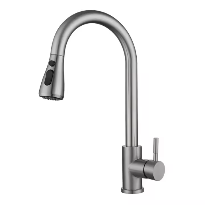 Grifo de Cocina Monomando with Caño extraible, de Arce Inoxidable 304 - 1