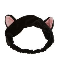 3 diademás suaves with orejas de Gato para Niñas, ideales para el baño, spa y maquillaje. - details 0
