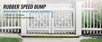 SucceBuy Rampa protectora de cable de 3,28 pies, paquete de 4 canales, capacidad de 18000 libras, caucho resistente, para áreas residenciales - details 0