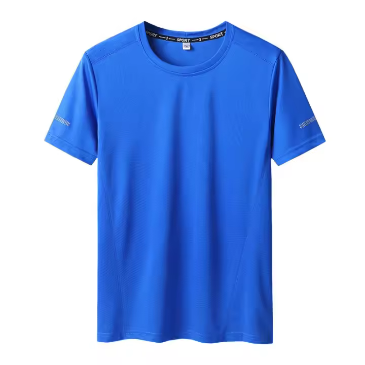 Camiseta de manga corta para hombre, ropa deportiva de secado rápido, talla grande 6XL, 7XL, 8XL, 9XL - 1
