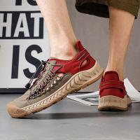 Sandalias de hombre, novedad de verano, zapatos de playa para hombre con suela blanca. Simples, transpirables y resistentes al desgaste. - details 25