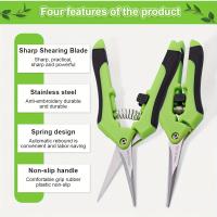 Tijeras de podar para jardinería, herramientas de jardín, tijeras para bonsái, tijeras para jardinería, recolección de frutas y uvas, herramienta de podar en maceta para el hogar, 1 ud. - details 3