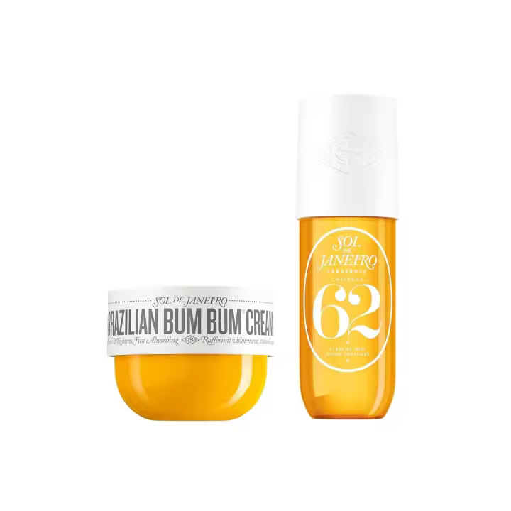 SOL DE JANEIRO Crema brasileña para glúteos y Cheirosa '62 Duo de bruma perfumada para cabello y cuerpo - 1