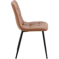 Comedor Antibes tapizada en Polipiel I Butaca de salón con Base metálica de 4 Patas I Asiento de Cocina, Color:Blanco - details 13