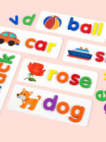 Alfabeto Inglés de madera, juguetes educativos de aprendizaje de palabras de ortografía para niños, juegos de rompecabezas - details 13