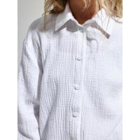 Blusas de manga larga de color sólido para mujer estilo coreano elegante y suelto - details 4