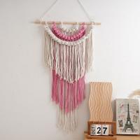 Tapiz Bohemio Tejido a Mano, Decoración Pared con Borlas Coloridas, Tela Colgante para Habitaciones - details 8