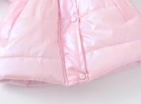 Manténgase abrigado y parece con estilo: chaqueta térmica con capucha para niña con acolchado alternativo de plumón para invierno - details 14