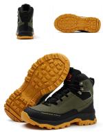 Zapatos de Seguridad para Hombres Impermeables, Altas, Resistentes al Desgaste, Forro de Cuero, Suela de Goma Sintética - details 29