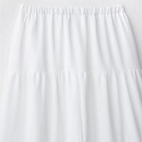 PB & ZA2025 falda acampanada de cintura alta con cintura elástica, falda larga informal que combina con todo, novedad de verano, ropa de mujer - details 7
