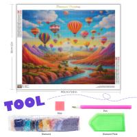 Pintura de Paisaje en Estilo Moderno RUOPOTY con Bordado de Diamantes 5d Decoración para el Hogar Arte y Manualidades para Todas las Estaciones Paquete Enrollado - details 2