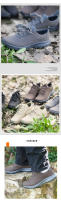 Zapatillas de Cuero Impermeable de Alta Comodidad para Hombres Zapatos Casuales de Perfil Bajo con Garantía de Calidad de Un Año - details 2