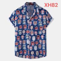 Camisa hawaiana de manga corta para hombre, camisa con estampado completo de flores para playa, novedad de 2024 - details 29