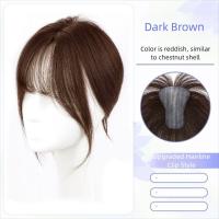 Parte media sin Clips, extensiones de cabello con flequillo de aire, parches de pelo esponjosos, piezas de cabello con flecos ligeros y transpirables - details 4