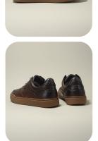 Cuero genuino de alta gama, cabeza de res pura, capa de cuero de vaca, zapatos casuales transpirables de suela blanda. - details 8
