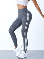 Pantalones Deportivos Casuales de Cintura Alta Cinturón Elástico de 4 Vías para Mujeres - details 5
