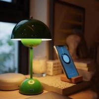 Lámpara de mesa de seta recargable por USB, accesorio de iluminación interior con ajuste de tres velocidades, lámpara de escritorio de brote de flores, decoración del Hoom, luz nocturna - details 9