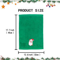 4 piezas de toallas navideñas, toalla de mano decorativa bordada para cocina y baño, toallas de mano navideñas, toalla facial - details 1