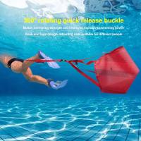 Cinturón de Entrenamiento de Fuerza en Natación Rotación de 360° Aumento de Resistencia para Entrenamientos de Natación Efectivos - details 0