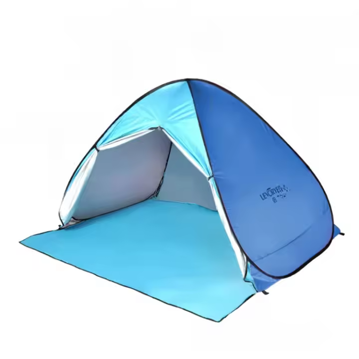 Tienda de Playa Portátil Popup Automático Refugio UV Instantáneo Ideal para Pesca, Senderismo, Picnics Deportes y Crecimientos - 1