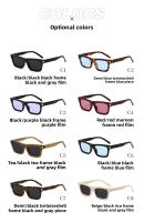 Gafas de sol cuadradas clásicas retro para mujer y hombre, gafas de sol con montura vintage de marca de lujo a la moda, gafas de sol modernas para mujer y hombre UV400 - details 6