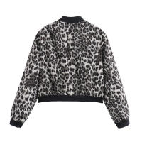 BUNO-Chaqueta Bomber de manga larga de Color liso para mujer, abrigo Vintage con cremallera a la moda, Tops, chaquetas básicas holgadas elegantes para mujer - details 12
