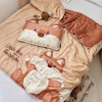 Suministros de cama, funda de almohada suave de dibujos animados, funda de cojín suave y elegante Rectangular, funda de cojín portátil acogedora para sala de estar - details 3