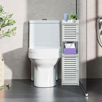 Rcynview  Moderno Gabinete de Baño Montado en Suelo Profundidad de 29cm Estilo Contemporáneo Base de Madera - details 4
