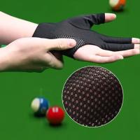Guante de billar de tres dedosantideslizantepara mano izquierda y derechaelásticotranspirablepara entrenamientoaccesorios de Fitness - details 4