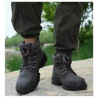 Botas de trabajo indestructibles con puntera de acero para hombre, impermeables y seguras - details 24
