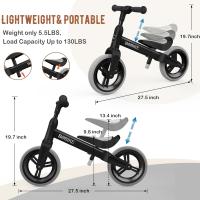Bicicleta para Niños Ultraligera Sin Pedales, Altura Ajustable, Candado para Volante, Para Niños y Niñas de 1,5 4 Años - details 18