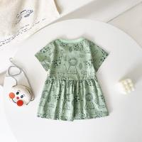 Vestido de algodón para niñas, ropa de bebé, falda de dibujos animados, verano - details 8