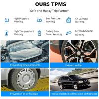 Sistema de monitoreo TPMS inteligente, 4 sensores, pantalla Solar, medidor de presión de aire de neumático de coche inteligente - details 6