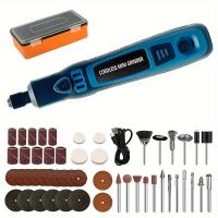 Kit de Pulido Eléctrico de Carga 2pcs/15pcs/50pcs, Set de Grabador Inalámbrico con Pulidora y Taladro (Tres Opciones de Set) Herramientas Prácticas y Convenientes para la Creación de Joyas - details 11